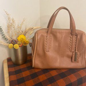 Lucky Brand Light Tan Leather Handbag